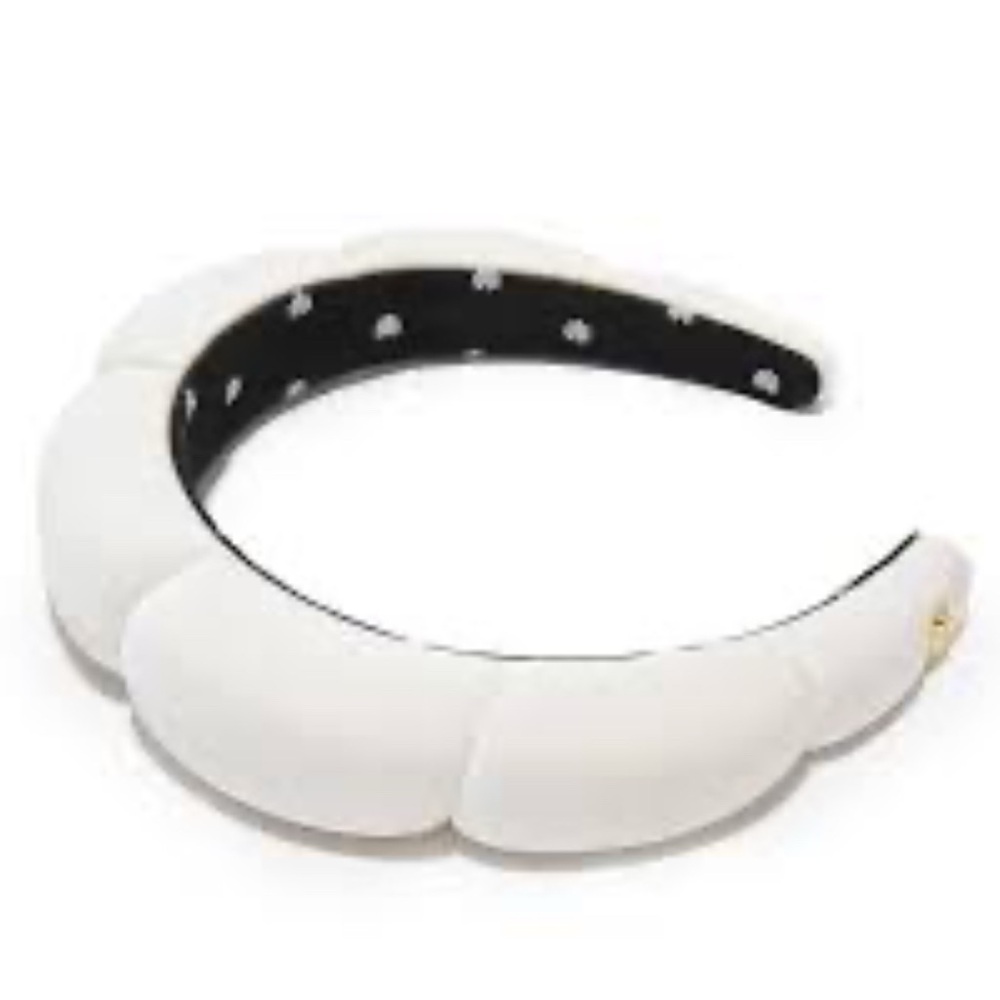 Lele sadoughi women’s white Scalloped Satin Headband